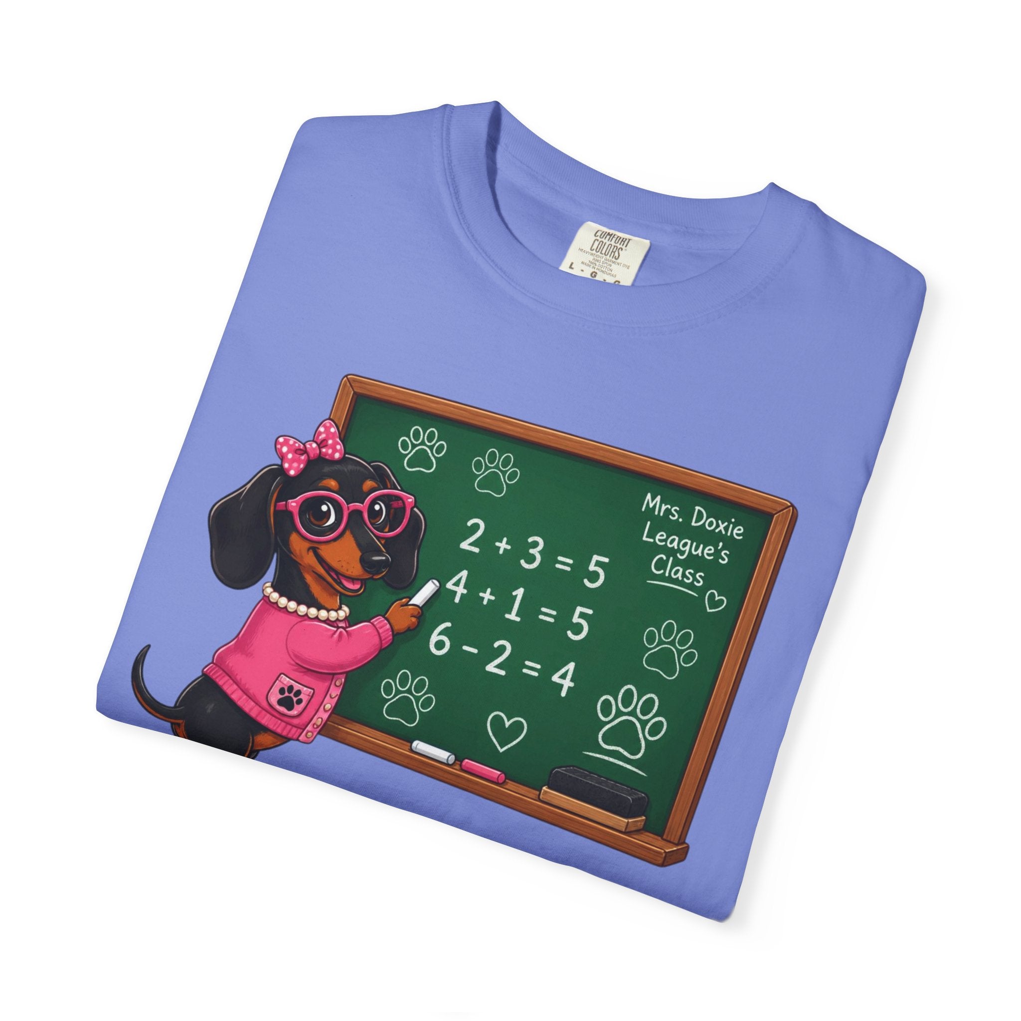 Chalkboard Champion Dachshund Shirt — The Educational Series