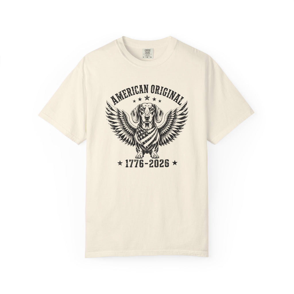American Original — Dachshund Eagle Wings Patriotic T-Shirt | 250th Anniversary