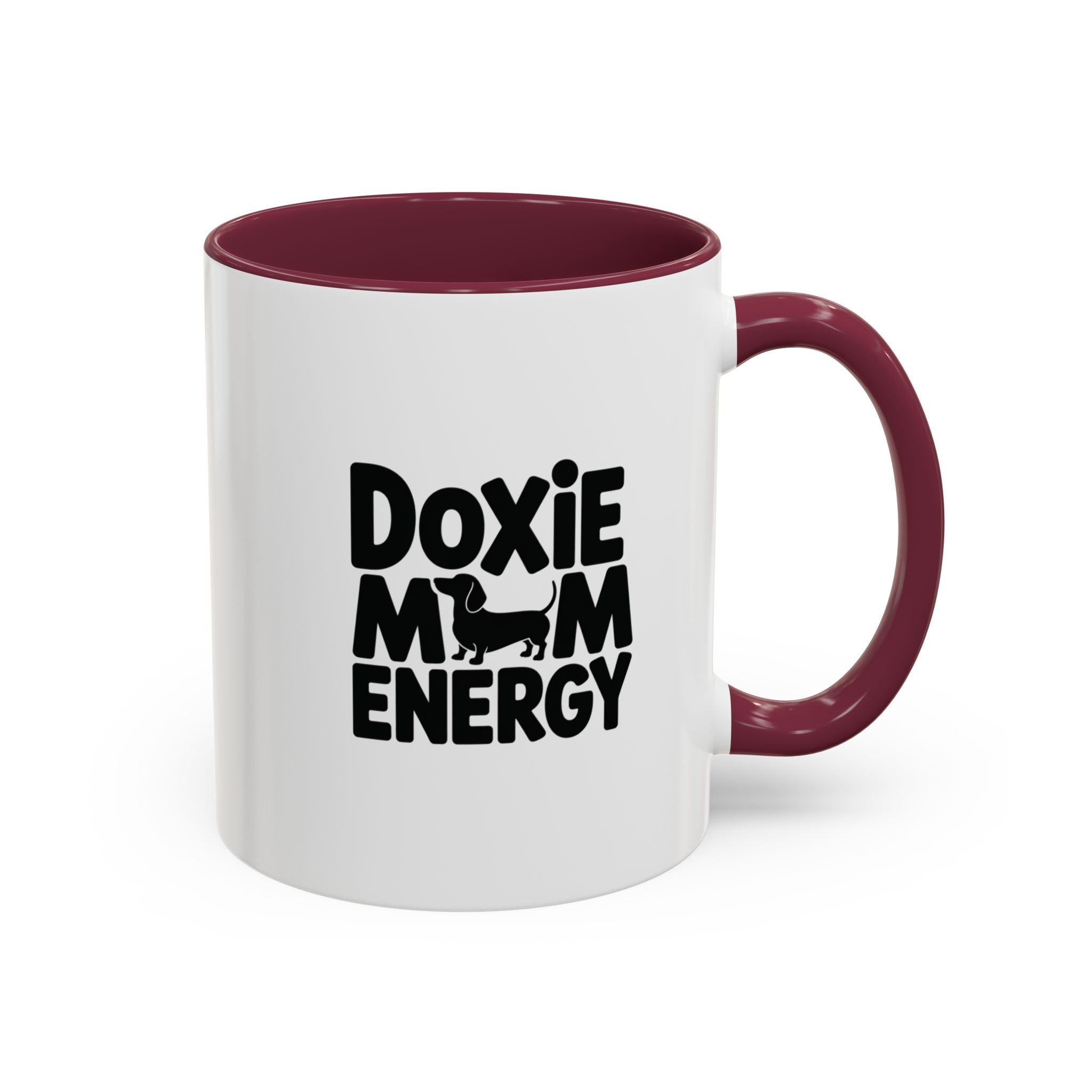 Doxie Mom Energy — Funny Dachshund Coffee Mug | Doxie League