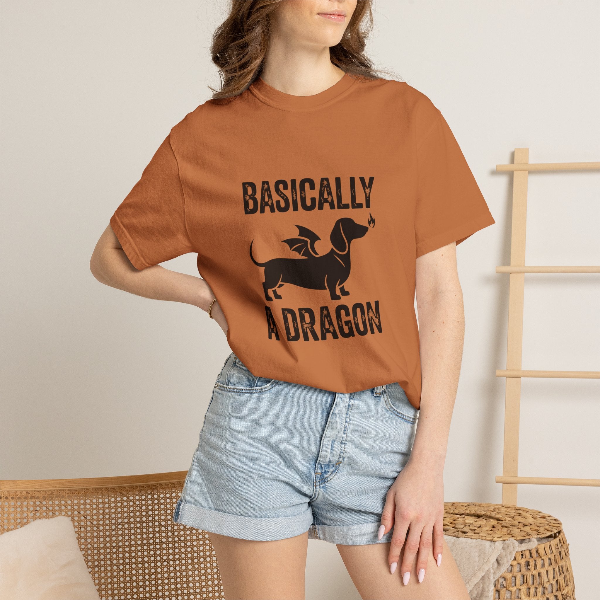 Basically A Dragon - Doxie League Tee