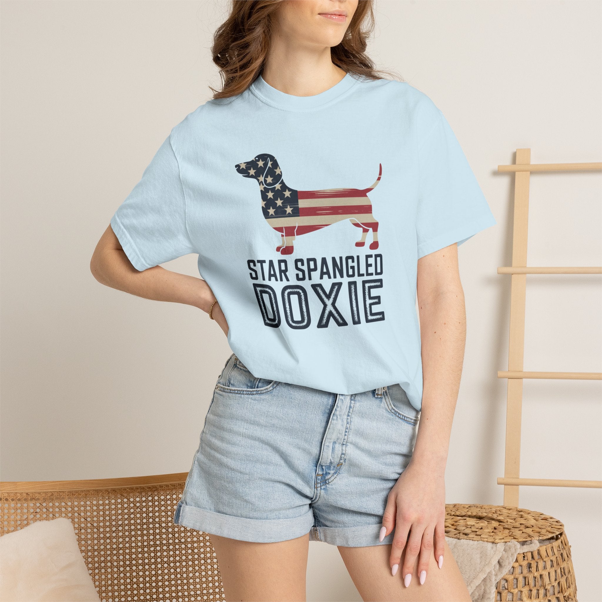 Star Spangled Doxie - Doxie League Tee