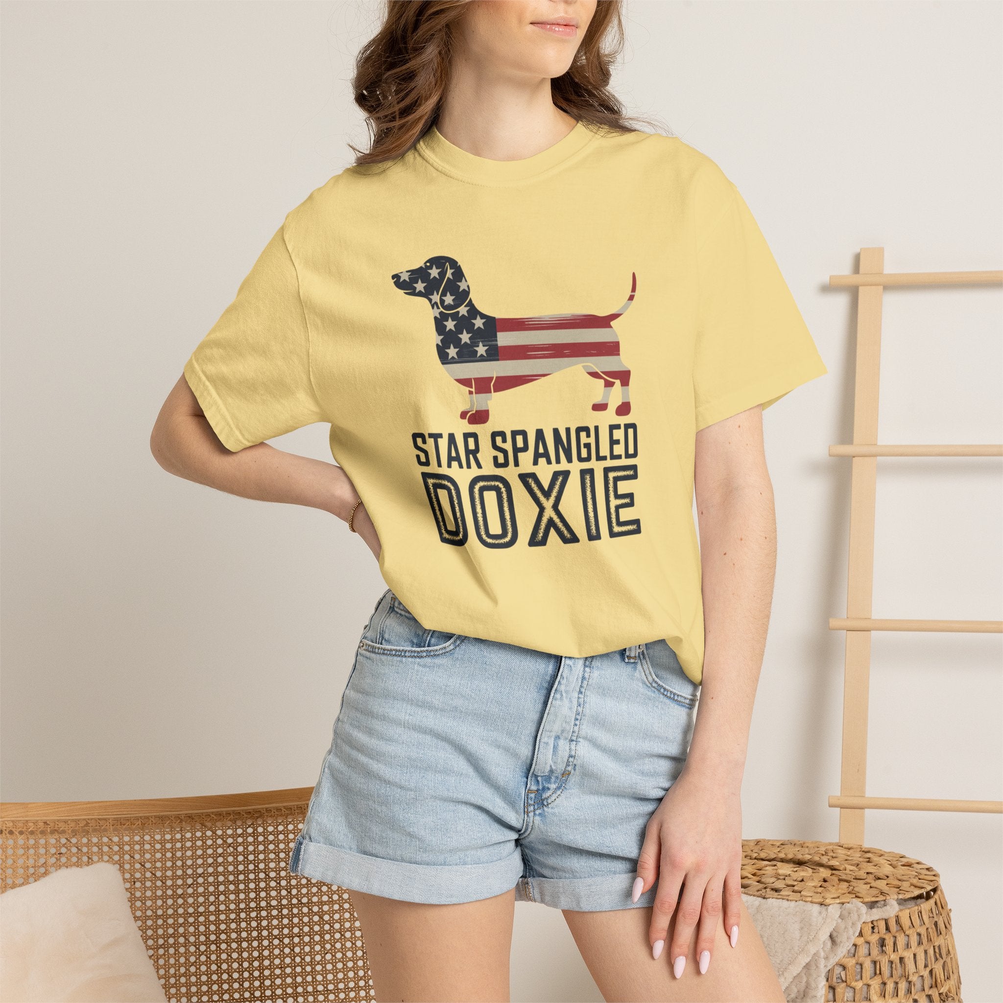 Star Spangled Doxie - Doxie League Tee