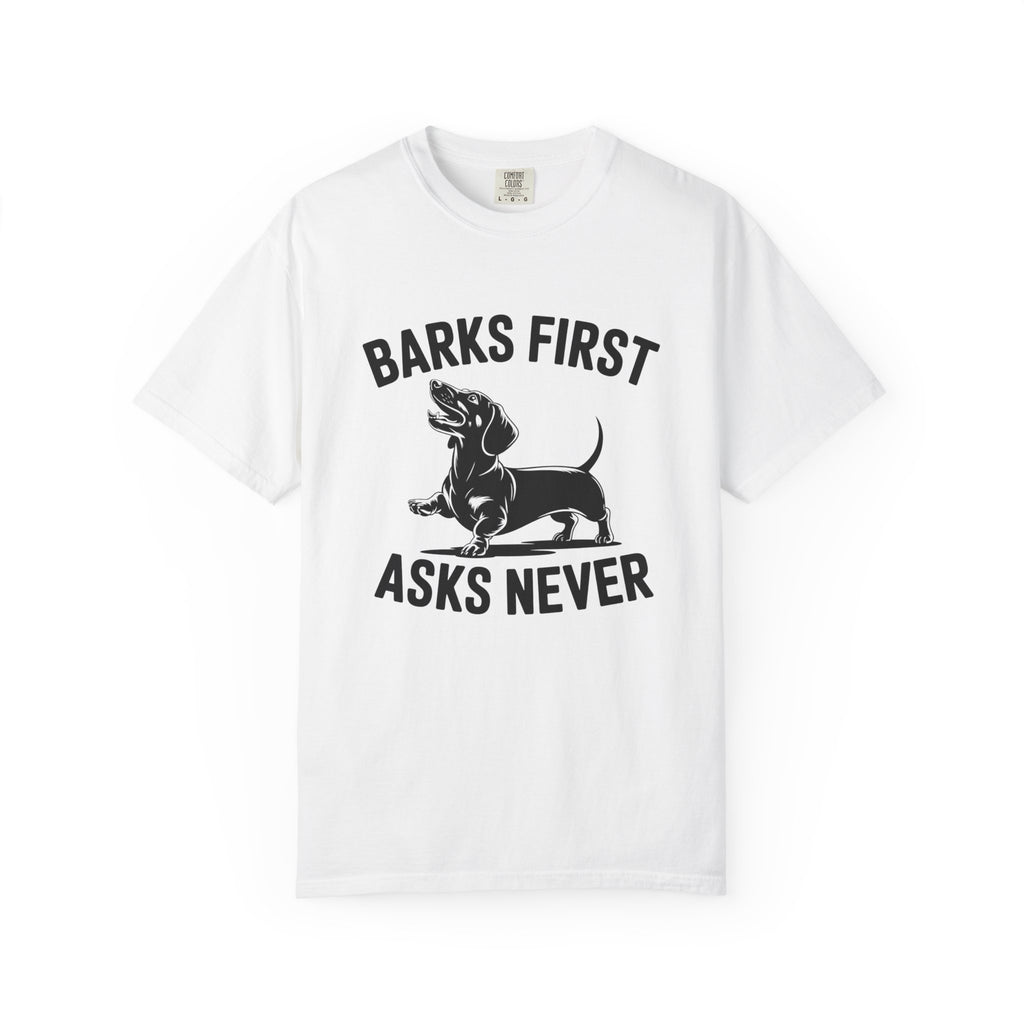 Barks First - Doxie League Tee