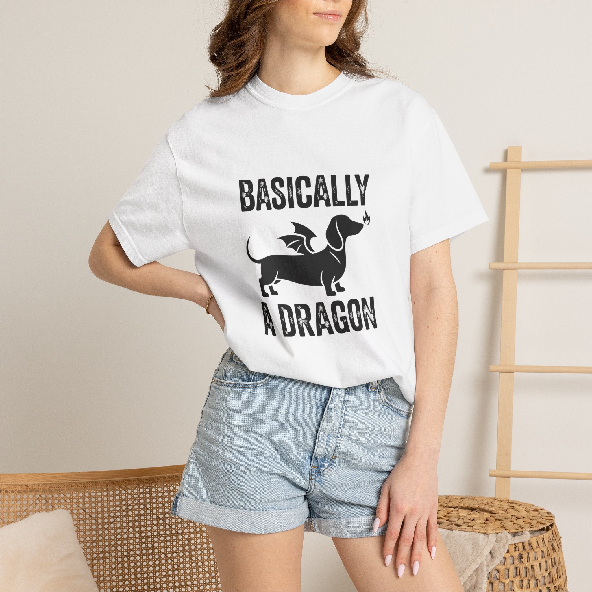 Basically A Dragon - Doxie League Tee
