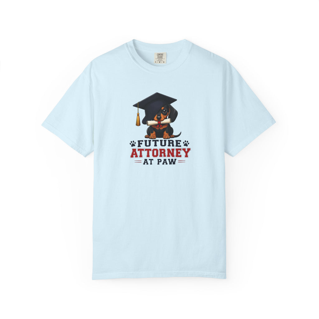 Future Attorney At Paw Dachshund Shirt — The Legal Series