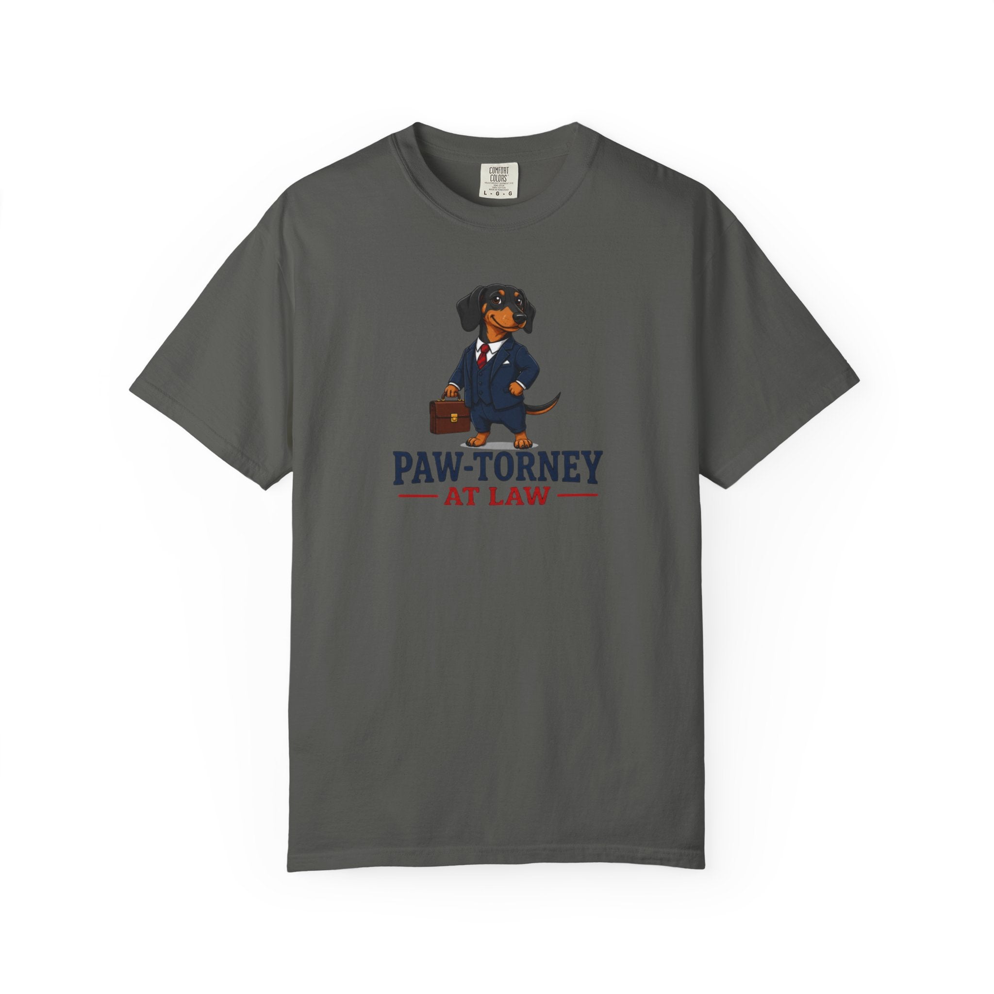 Paw Torney At Law Dachshund Shirt — The Legal Series