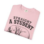 Straight A Student In Napping Dachshund Shirt — The Educational Series