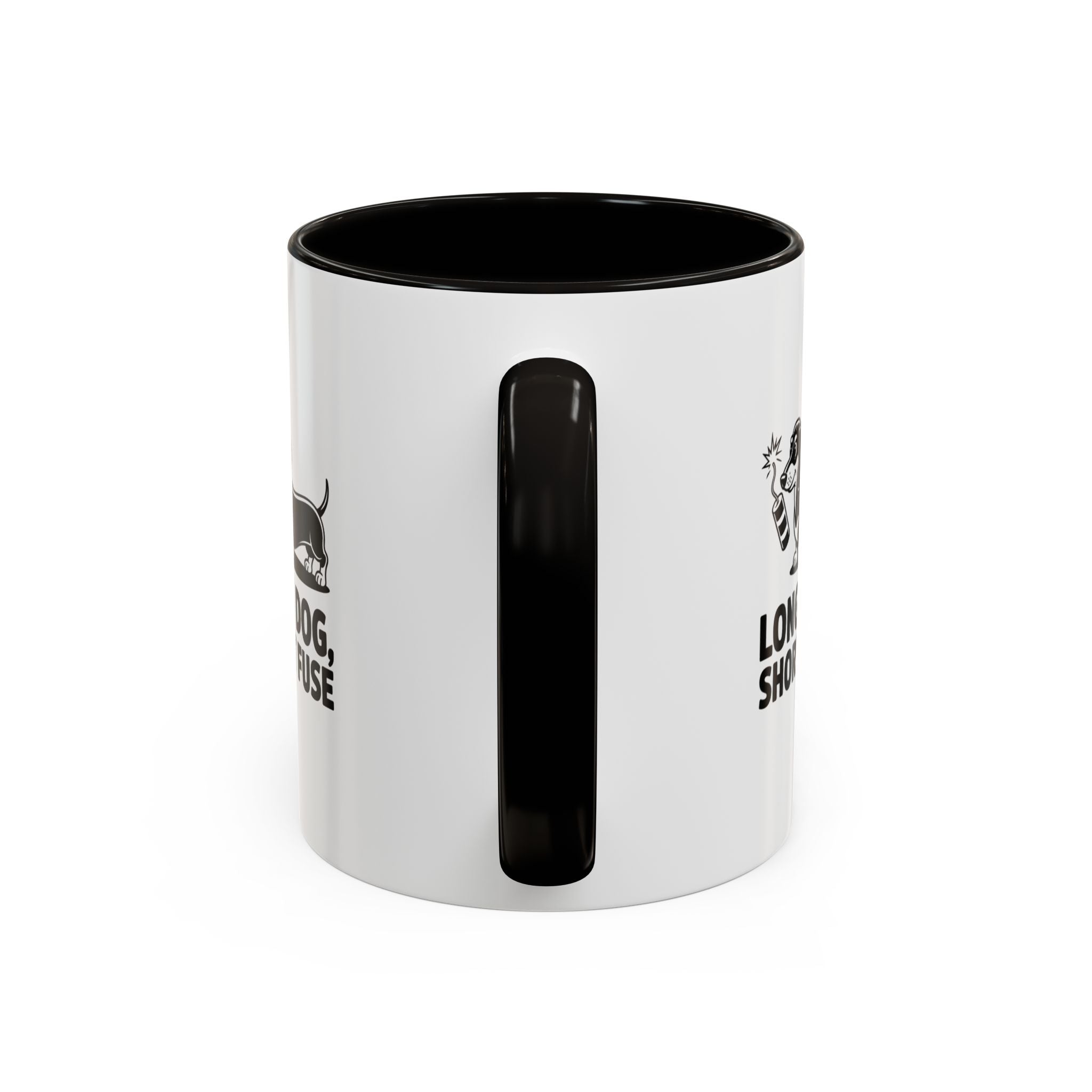 Long Dog Short Fuse — Funny Dachshund Coffee Mug | Doxie League