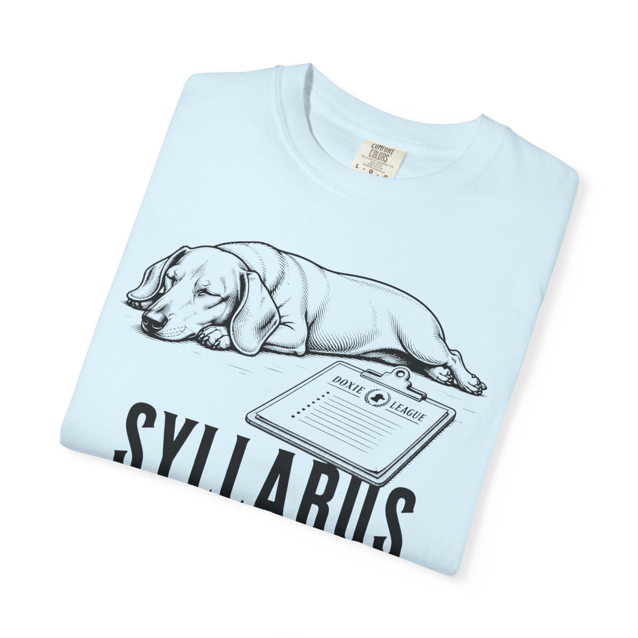 Syllabus Says Nap Time Dachshund Shirt — The Educational Series