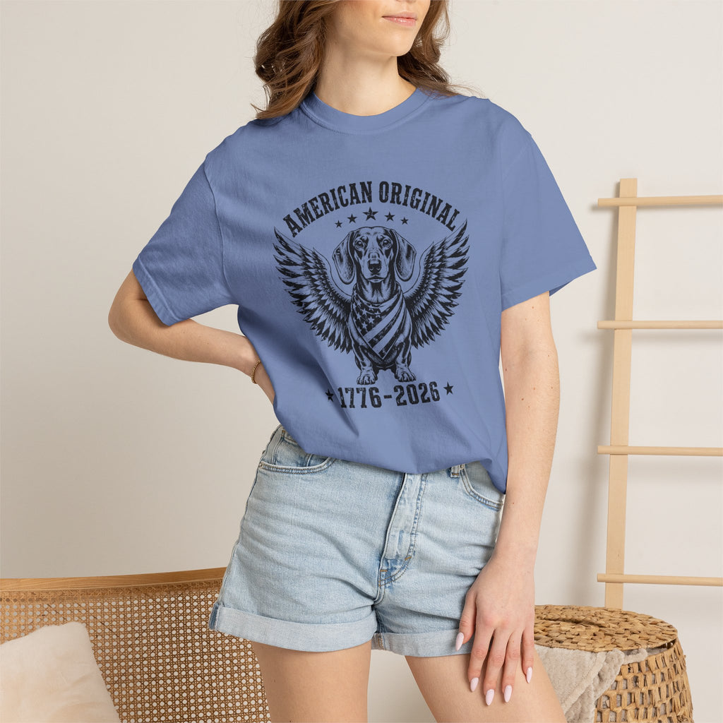 American Original — Dachshund Eagle Wings Patriotic T-Shirt | 250th Anniversary