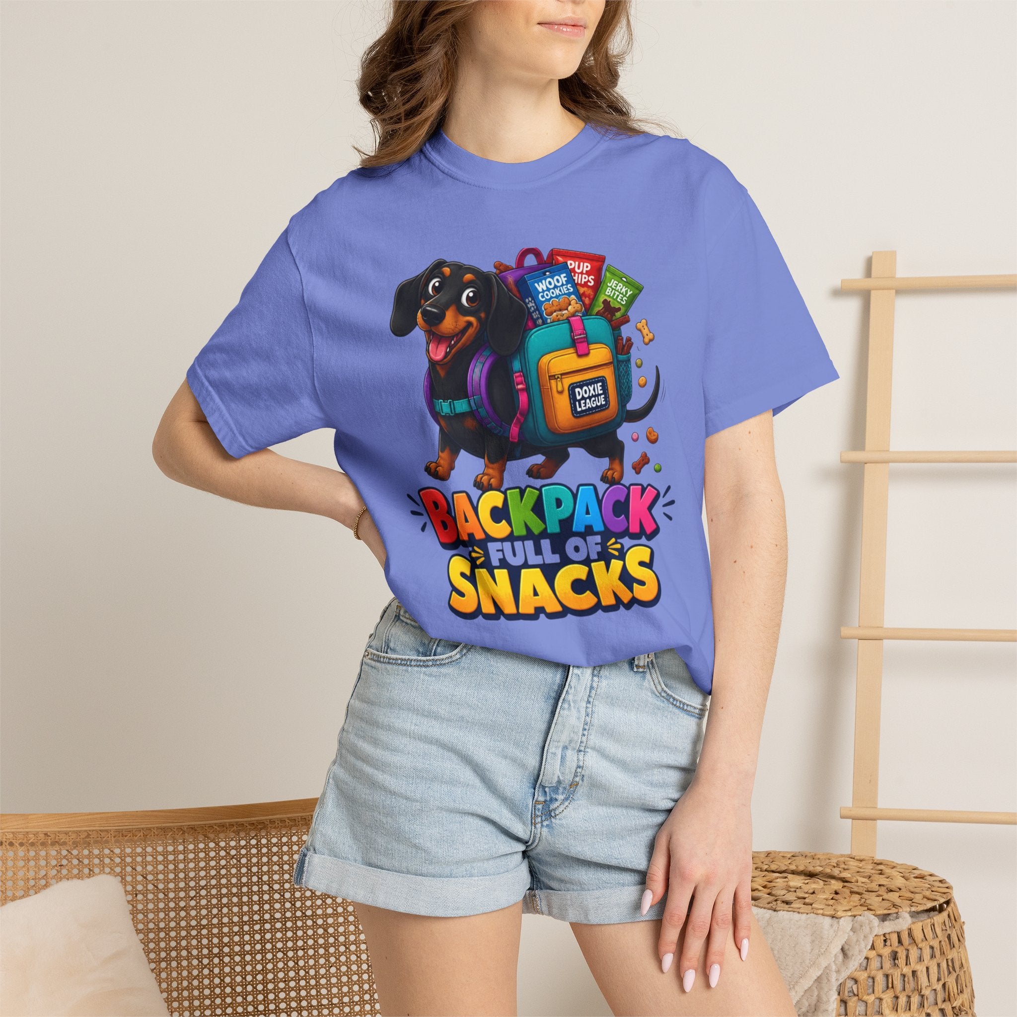 Backpack Full of Snacks Dachshund Shirt — The Educational Series