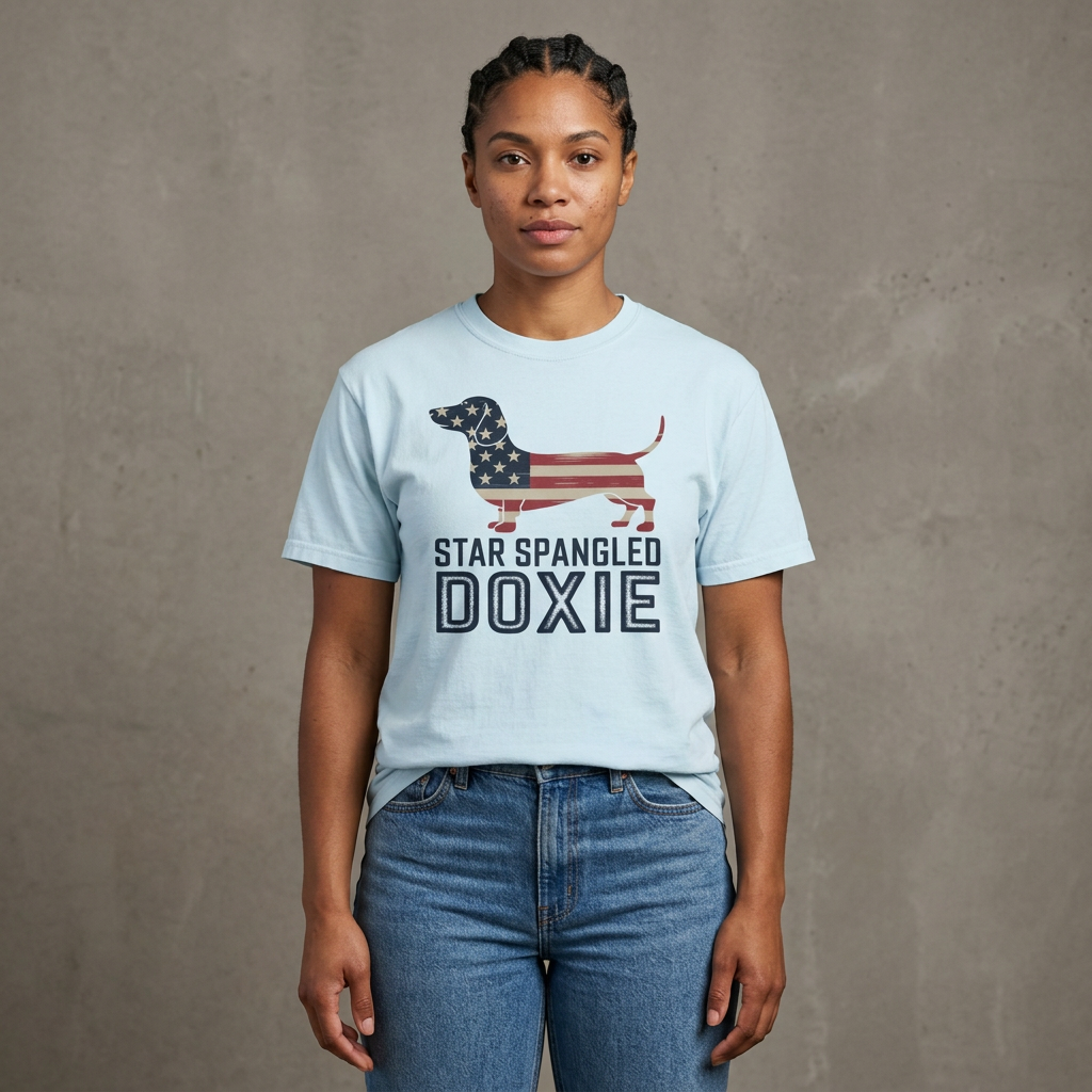 Star Spangled Doxie - Doxie League Tee