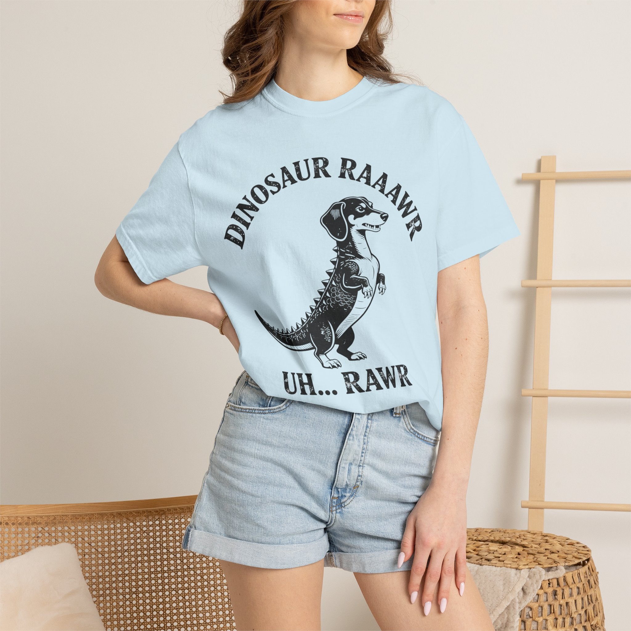 Dinosaur Rawr - Doxie League Tee