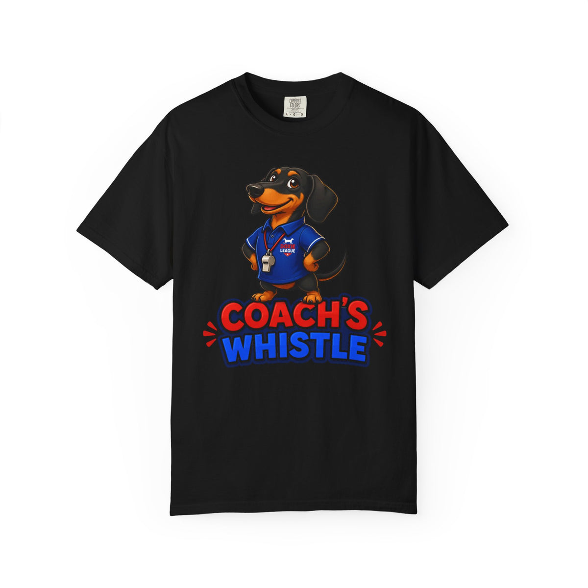 Coach's Whistle Dachshund Shirt — The Educational Series