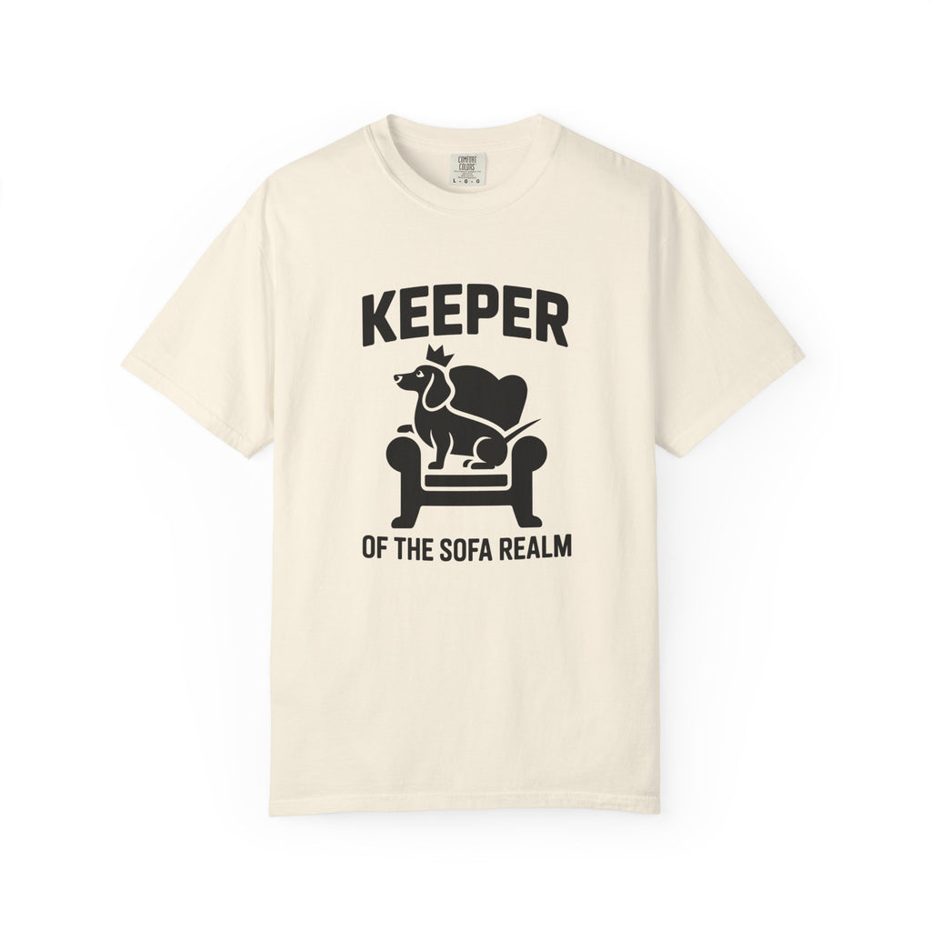 Keeper of the Sofa Realm - Doxie League Tee