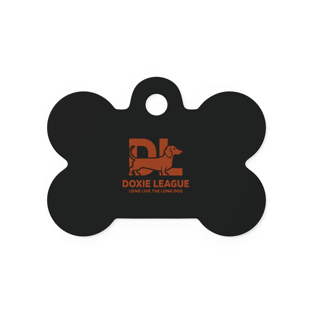 DL Brand Pet ID Tag — Dachshund Bone Tag | Doxie League