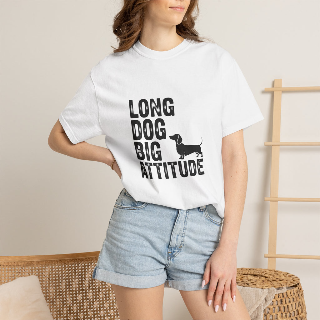 Long Dog Big Attitude - Doxie League Tee