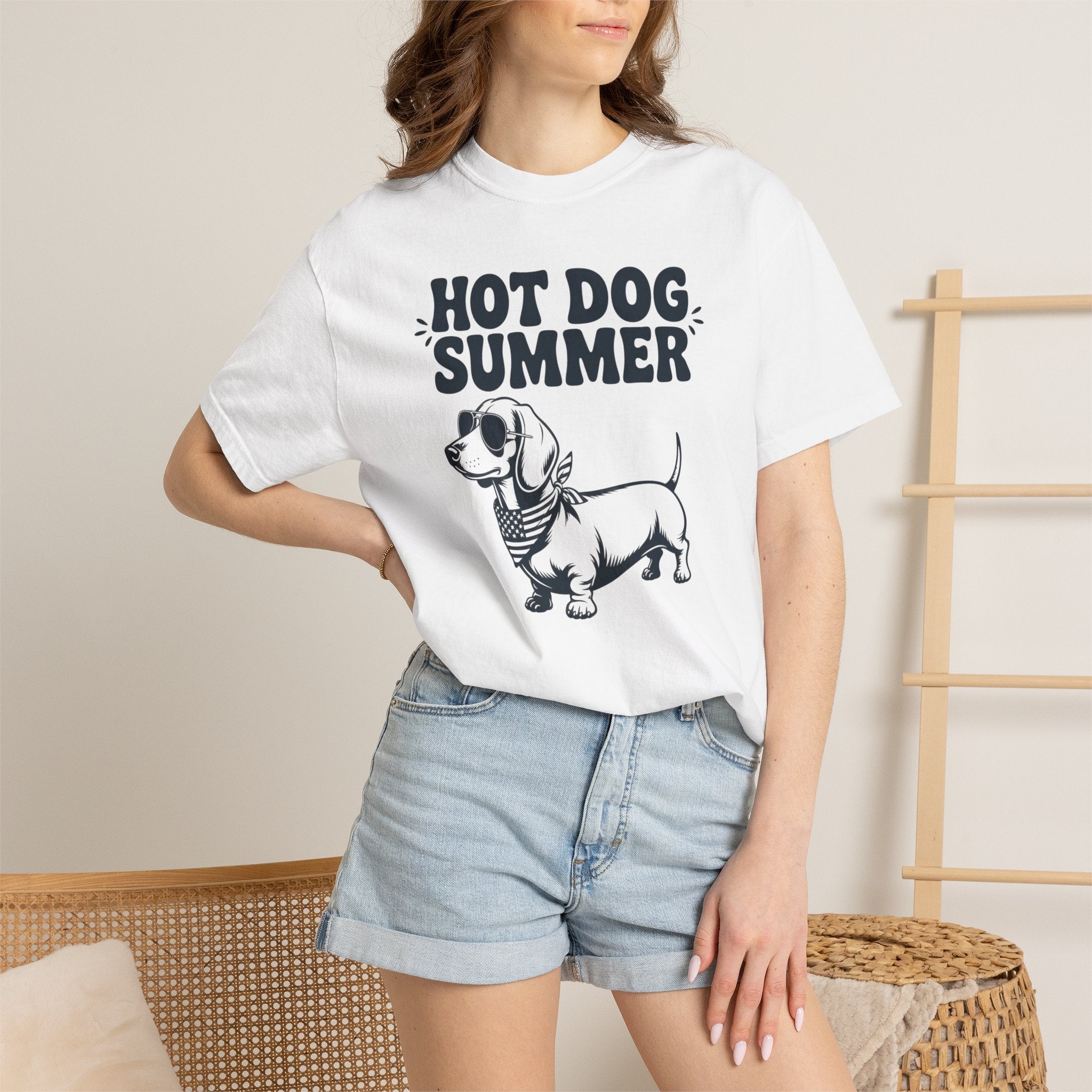 Hot Dog Summer - Doxie League Tee