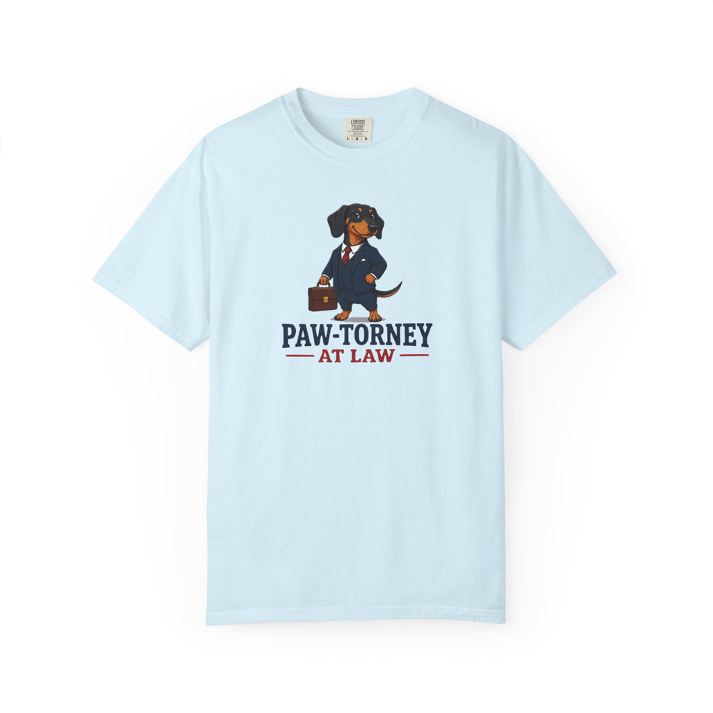Paw Torney At Law Dachshund Shirt — The Legal Series