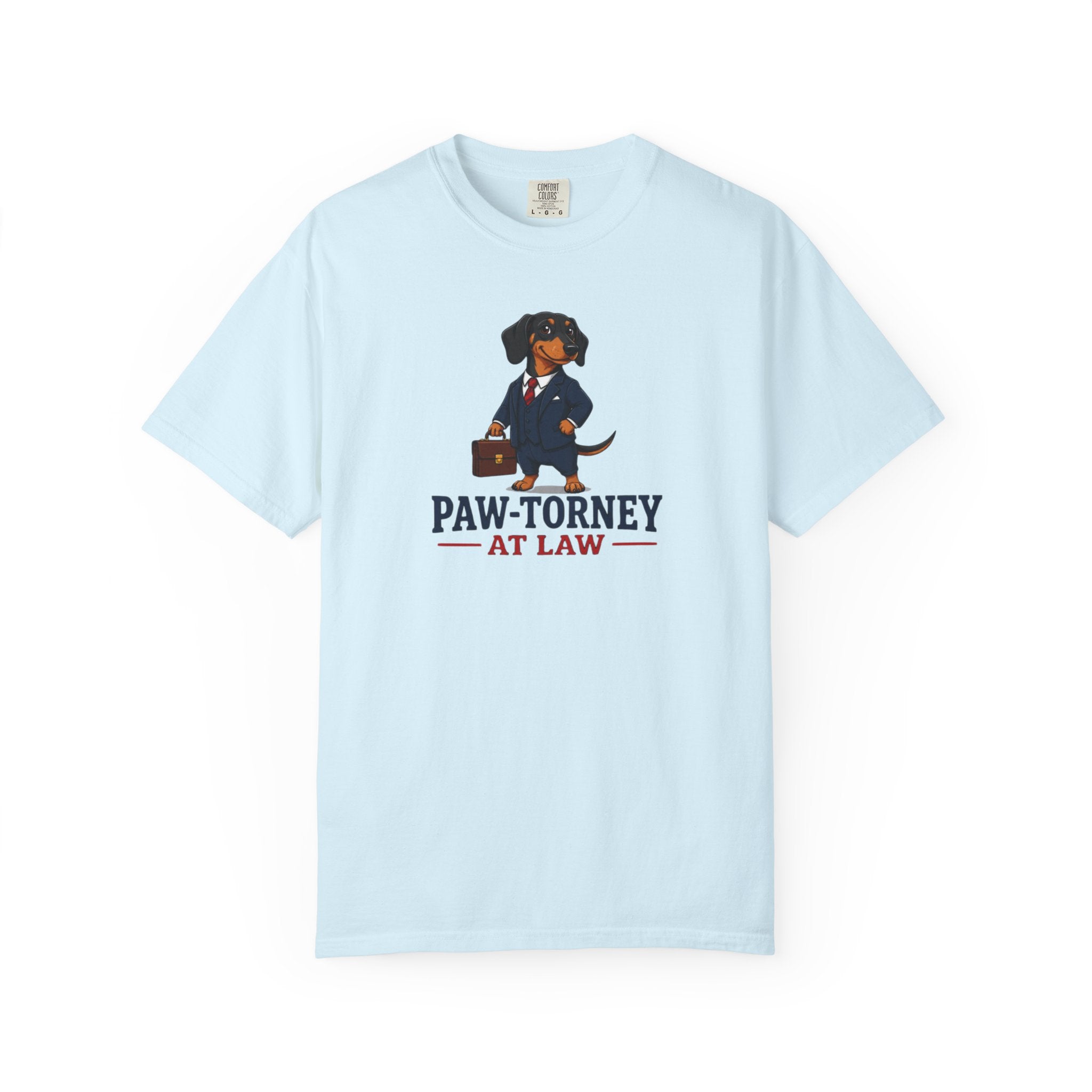 Paw Torney At Law Dachshund Shirt — The Legal Series