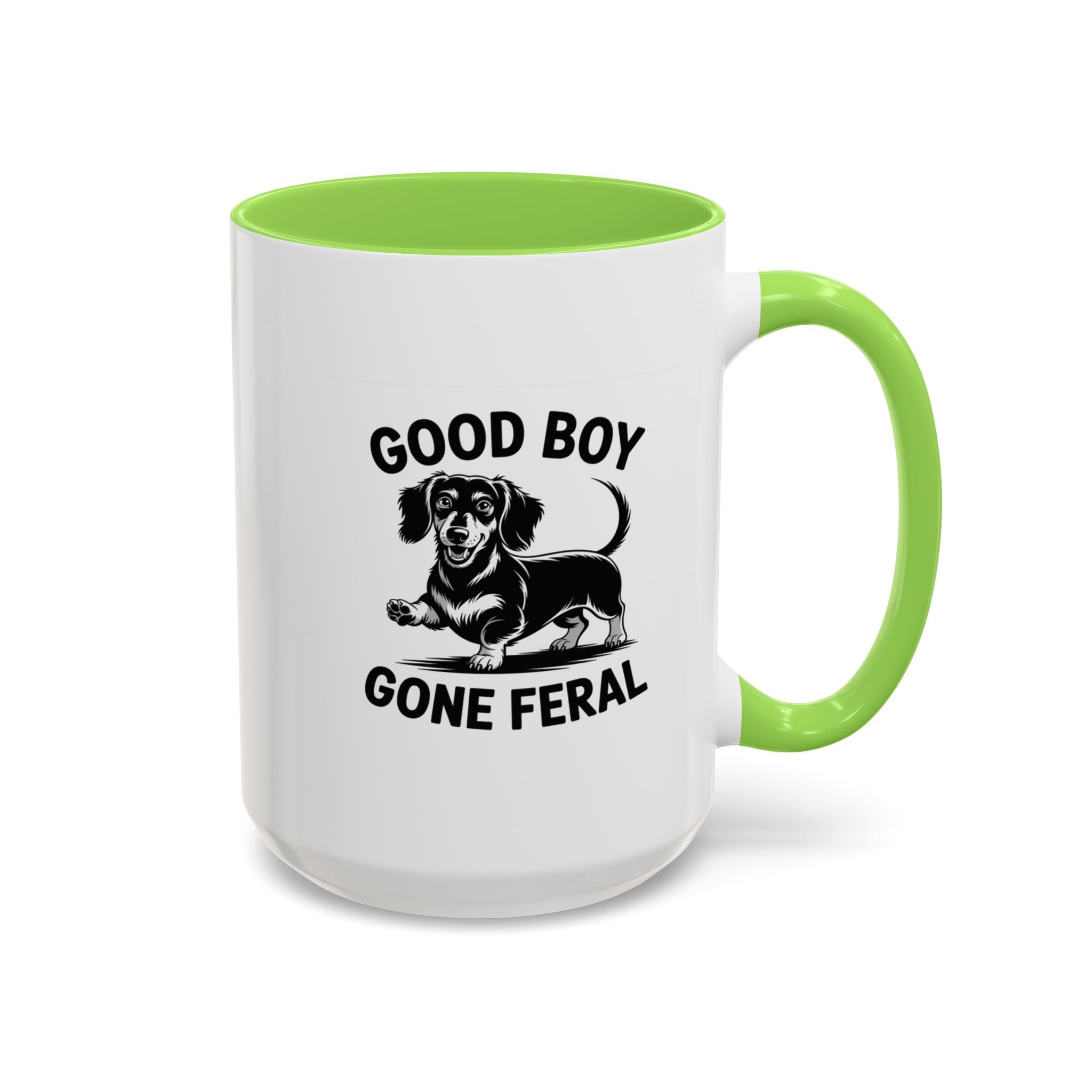 Good Boy Gone Feral — Funny Dachshund Coffee Mug | Doxie League