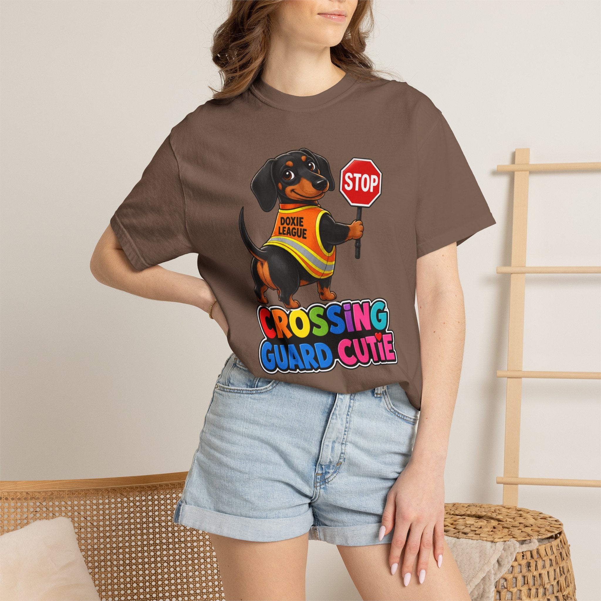 Crossing Guard Cutie Dachshund Shirt — The Educational Series