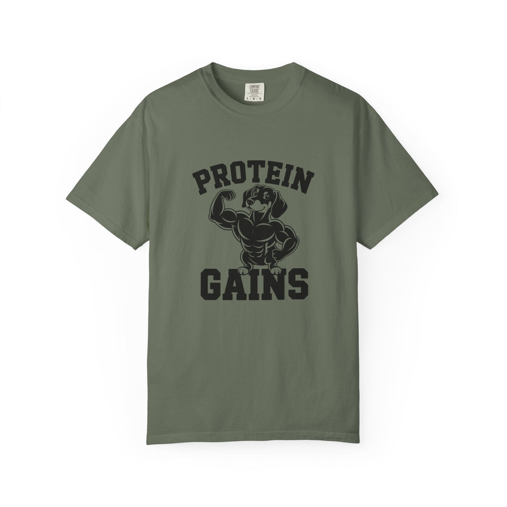 Protein Gains - Doxie League Tee
