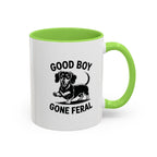 Good Boy Gone Feral — Funny Dachshund Coffee Mug | Doxie League