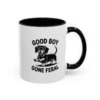 Good Boy Gone Feral — Funny Dachshund Coffee Mug | Doxie League