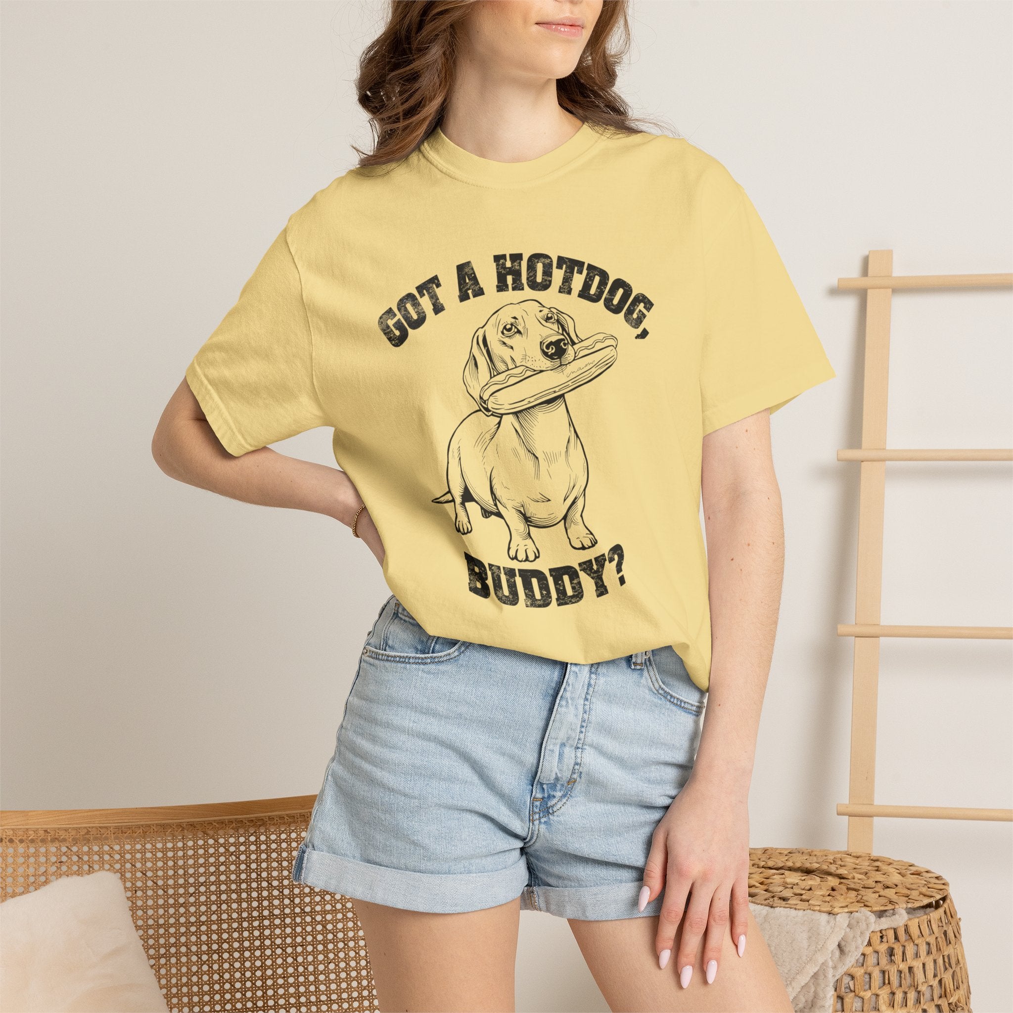 Got A Hotdog Buddy - Doxie League Tee