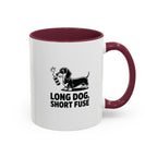 Long Dog Short Fuse — Funny Dachshund Coffee Mug | Doxie League