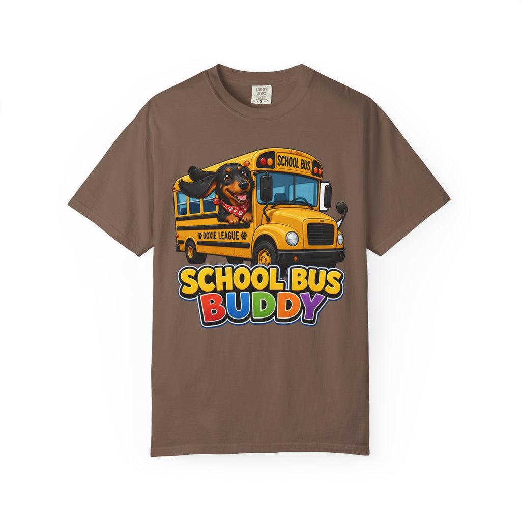 School Bus Buddy Dachshund Shirt — The Educational Series