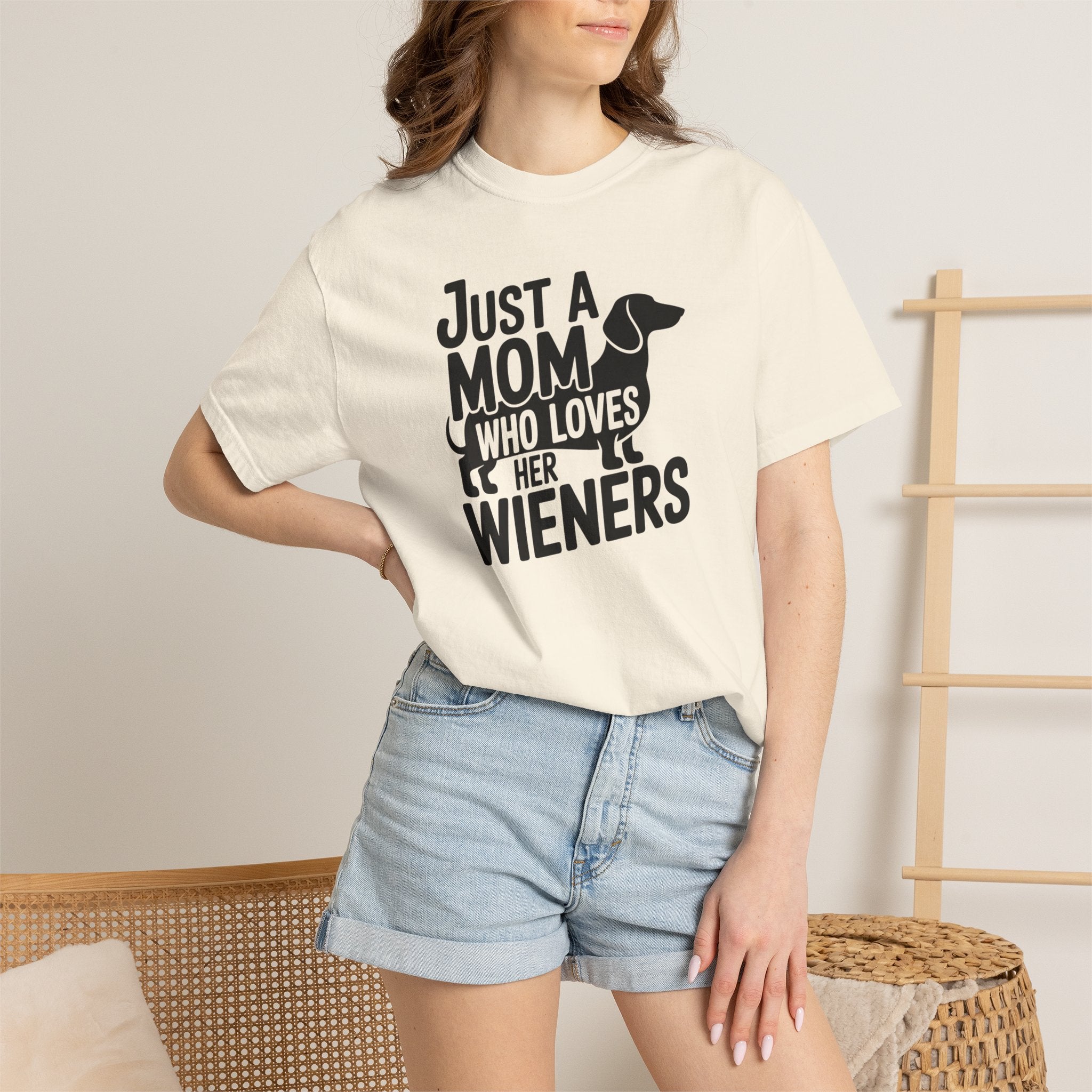 Just A Mom - Doxie League Tee