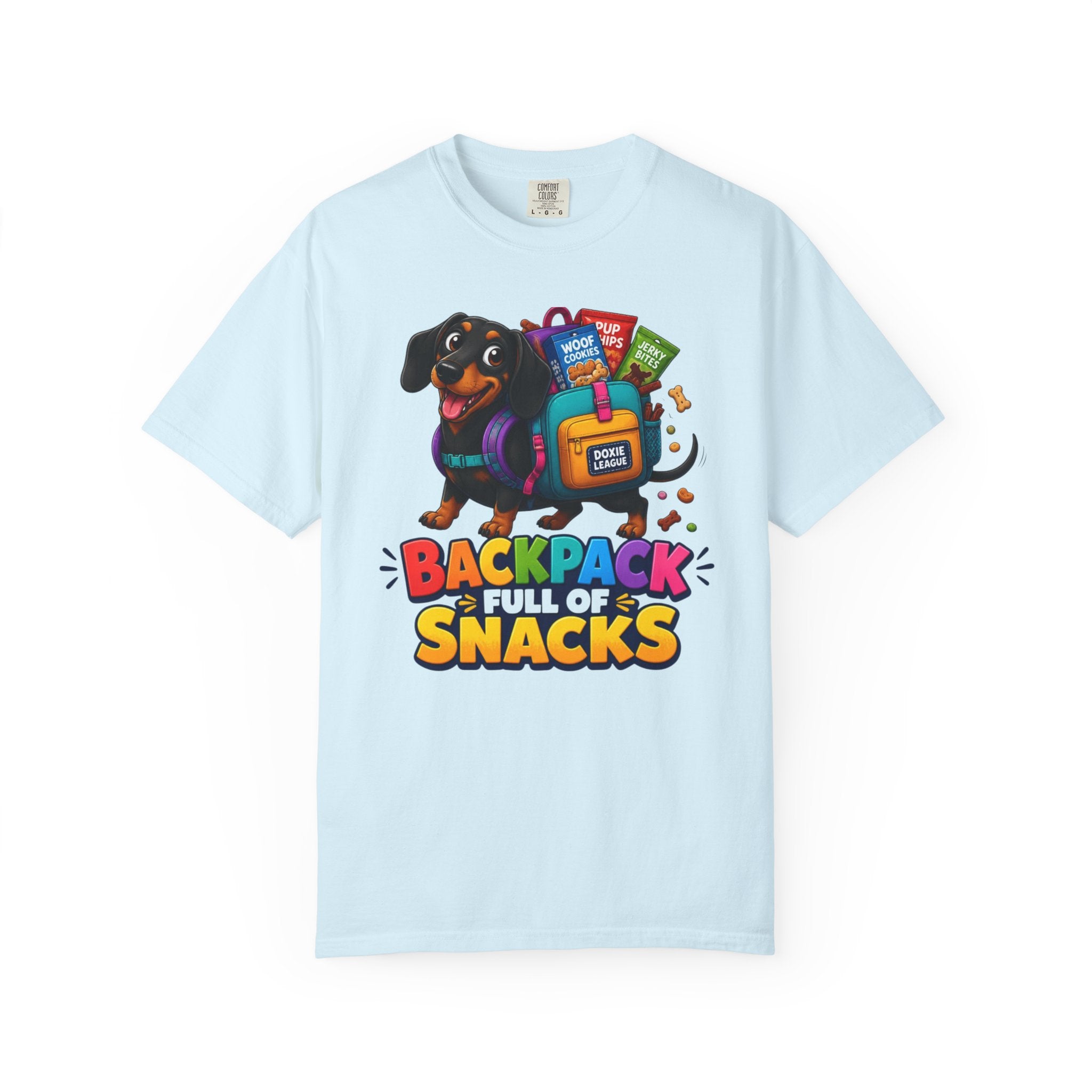 Backpack Full of Snacks Dachshund Shirt — The Educational Series