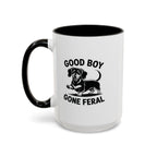 Good Boy Gone Feral — Funny Dachshund Coffee Mug | Doxie League