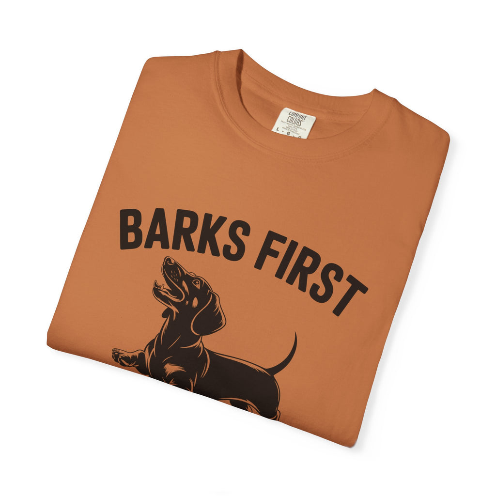 Barks First - Doxie League Tee