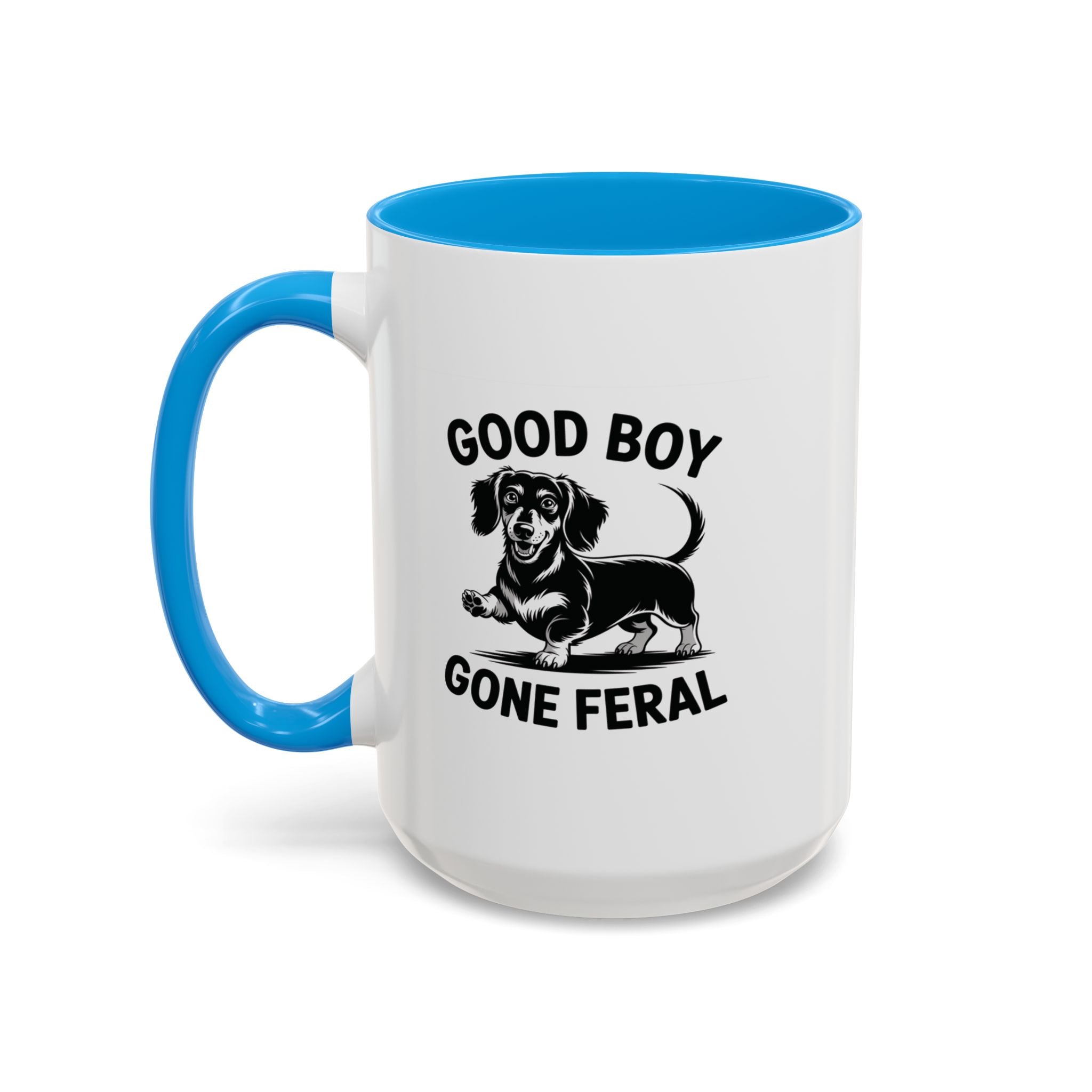 Good Boy Gone Feral — Funny Dachshund Coffee Mug | Doxie League