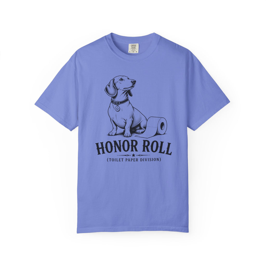 Honor Roll Toilet Paper Division Dachshund Shirt — The Educational Series