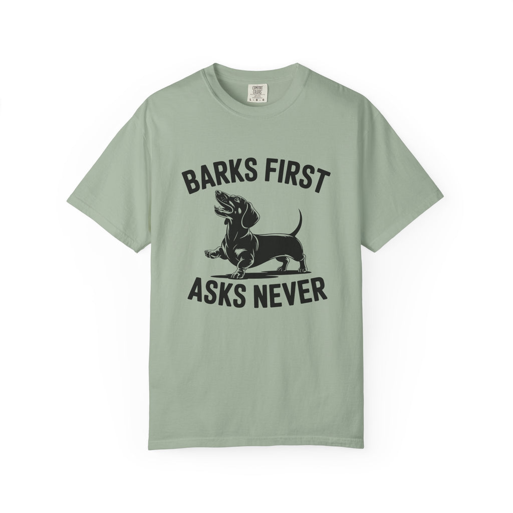 Barks First - Doxie League Tee