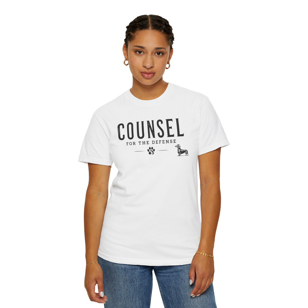 Counsel For The Defense Dachshund Shirt — The Legal Series