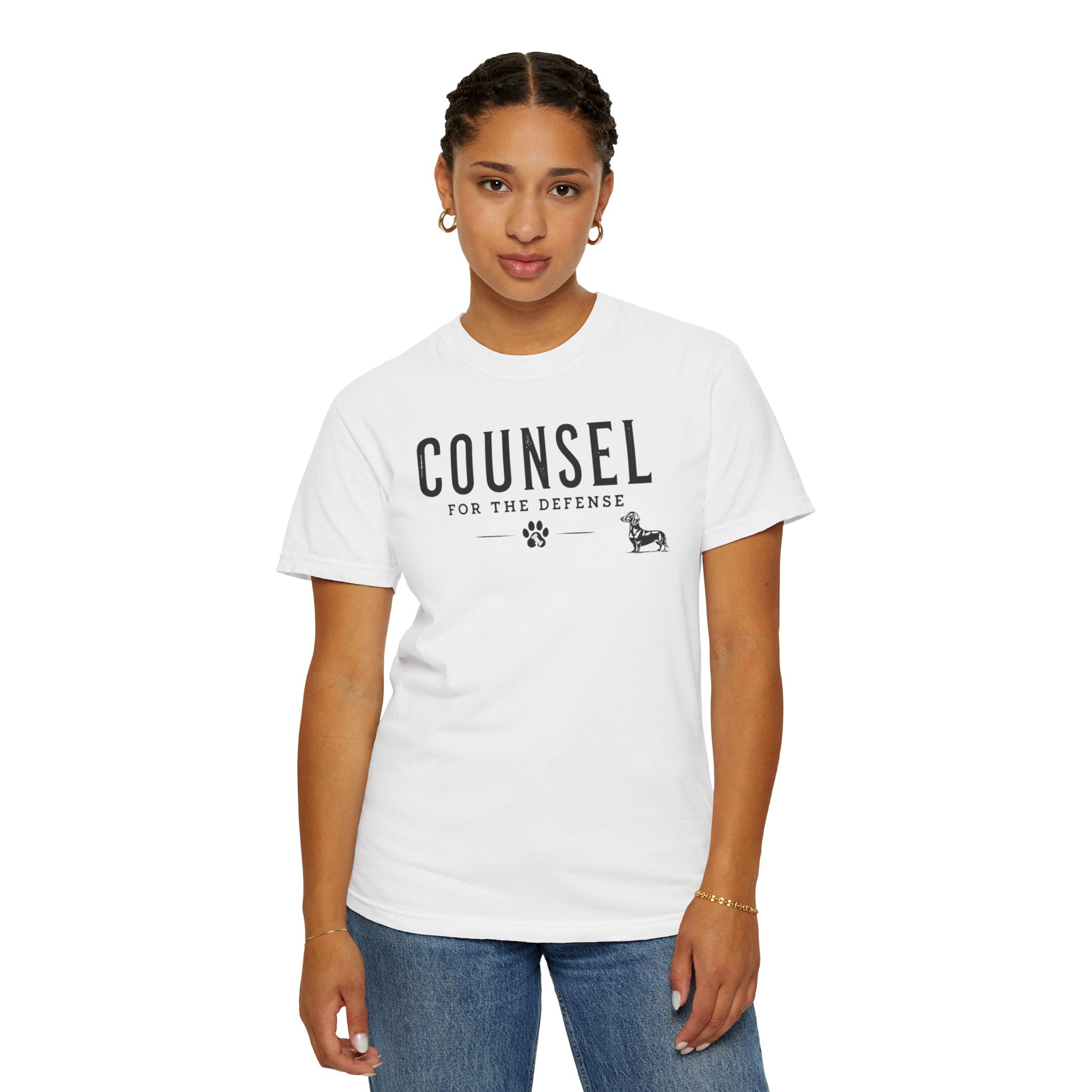 Counsel For The Defense Dachshund Shirt — The Legal Series