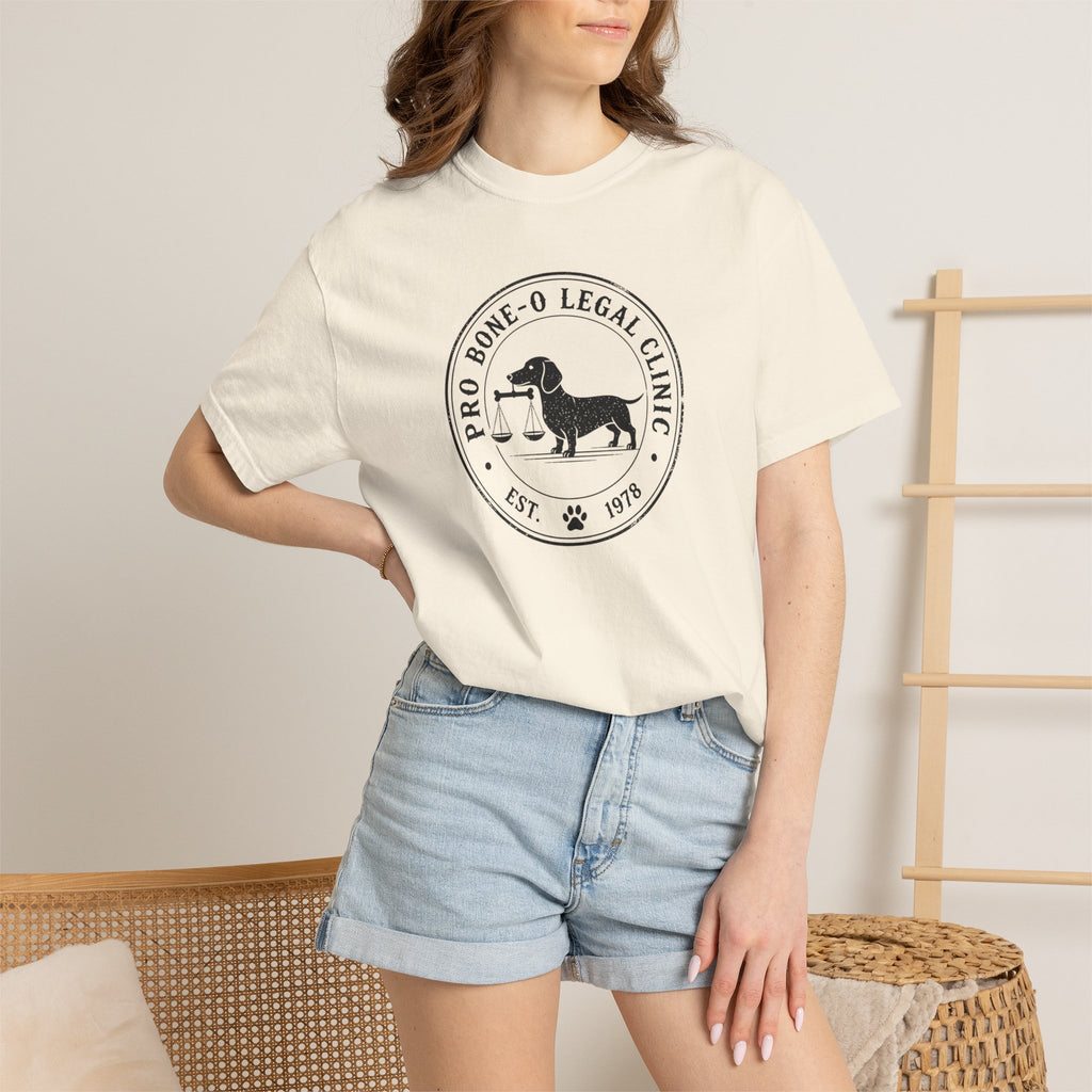 Pro Bone-O Legal Clinic Dachshund Shirt — The Legal Series