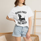 Barks First - Doxie League Tee