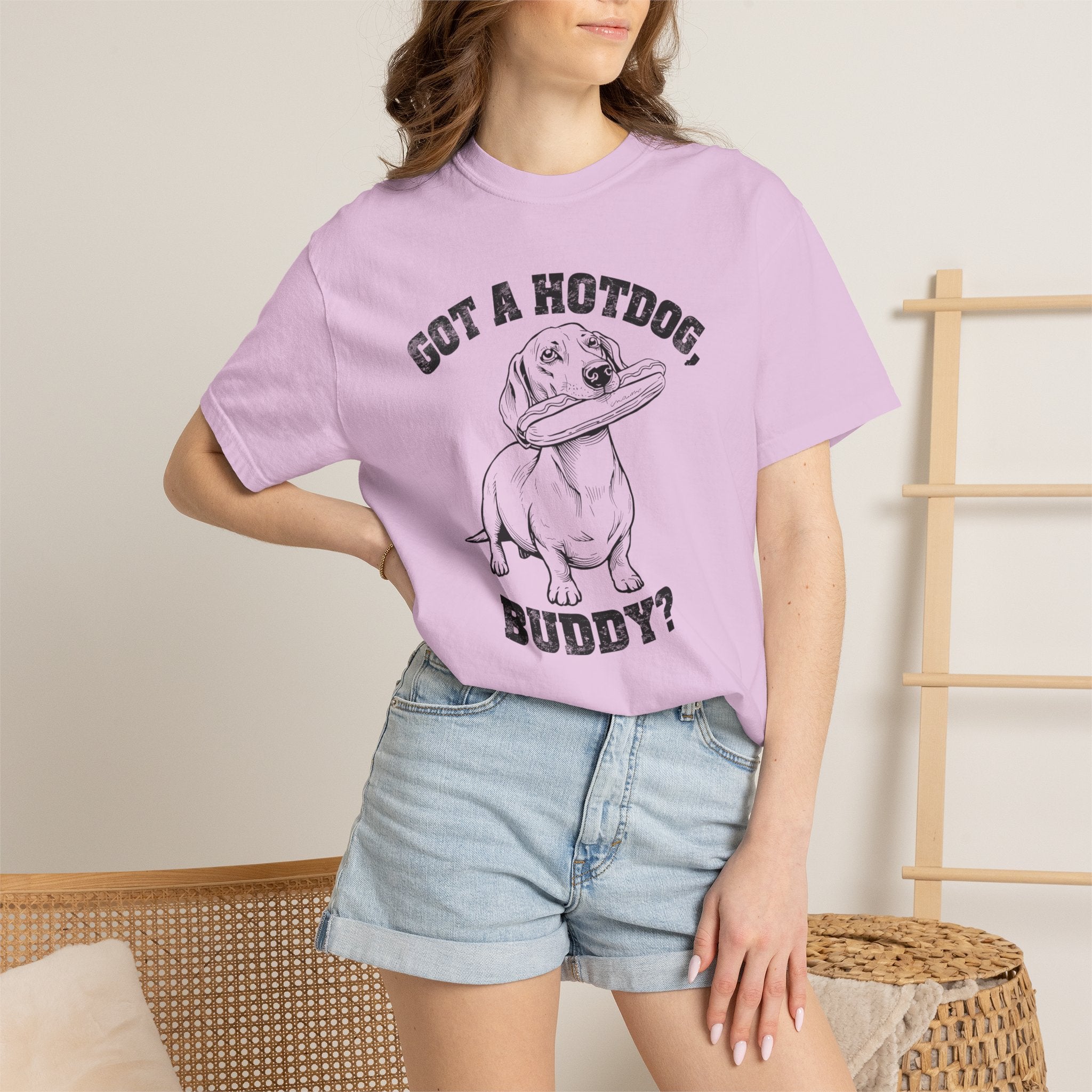 Got A Hotdog Buddy - Doxie League Tee