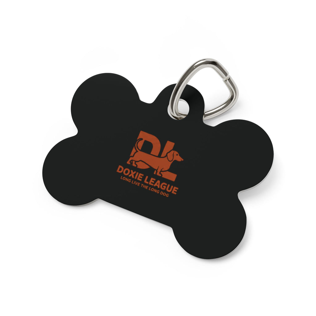 DL Brand Pet ID Tag — Dachshund Bone Tag | Doxie League