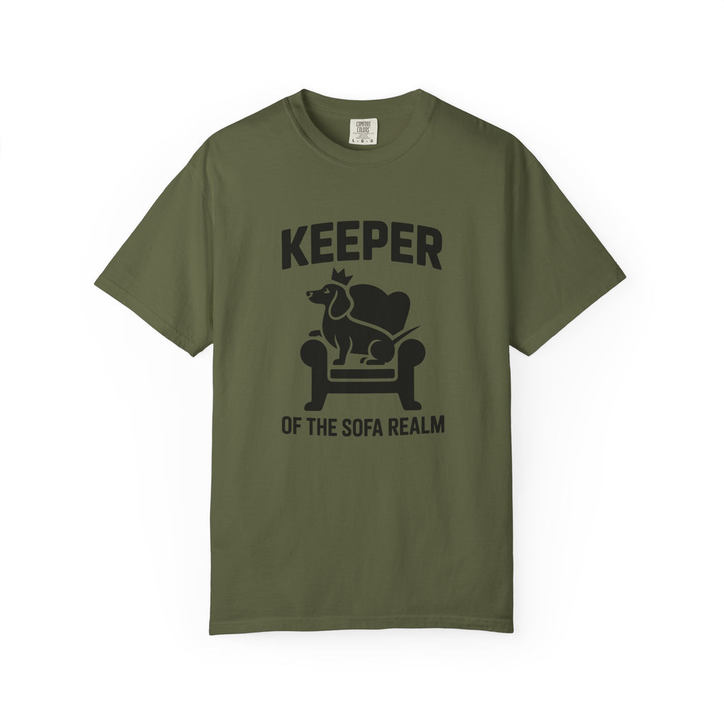 Keeper of the Sofa Realm - Doxie League Tee