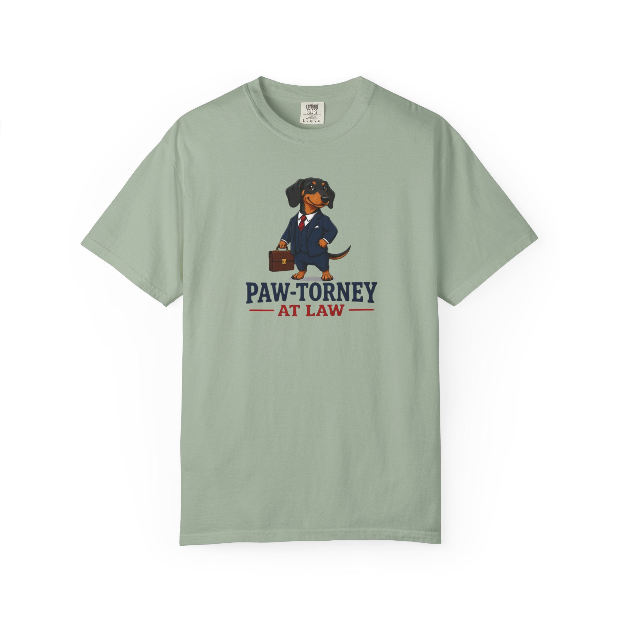 Paw Torney At Law Dachshund Shirt — The Legal Series