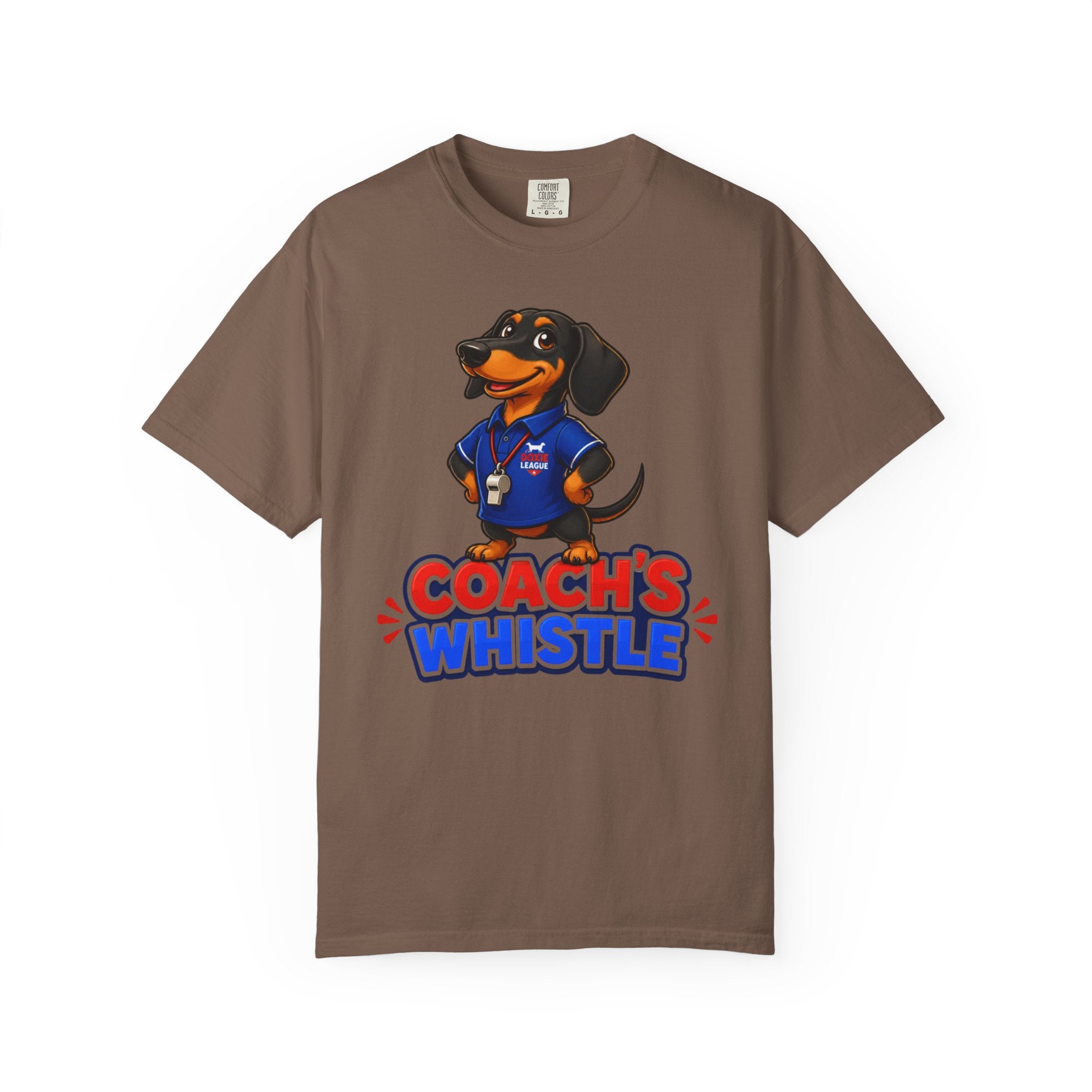Coach's Whistle Dachshund Shirt — The Educational Series
