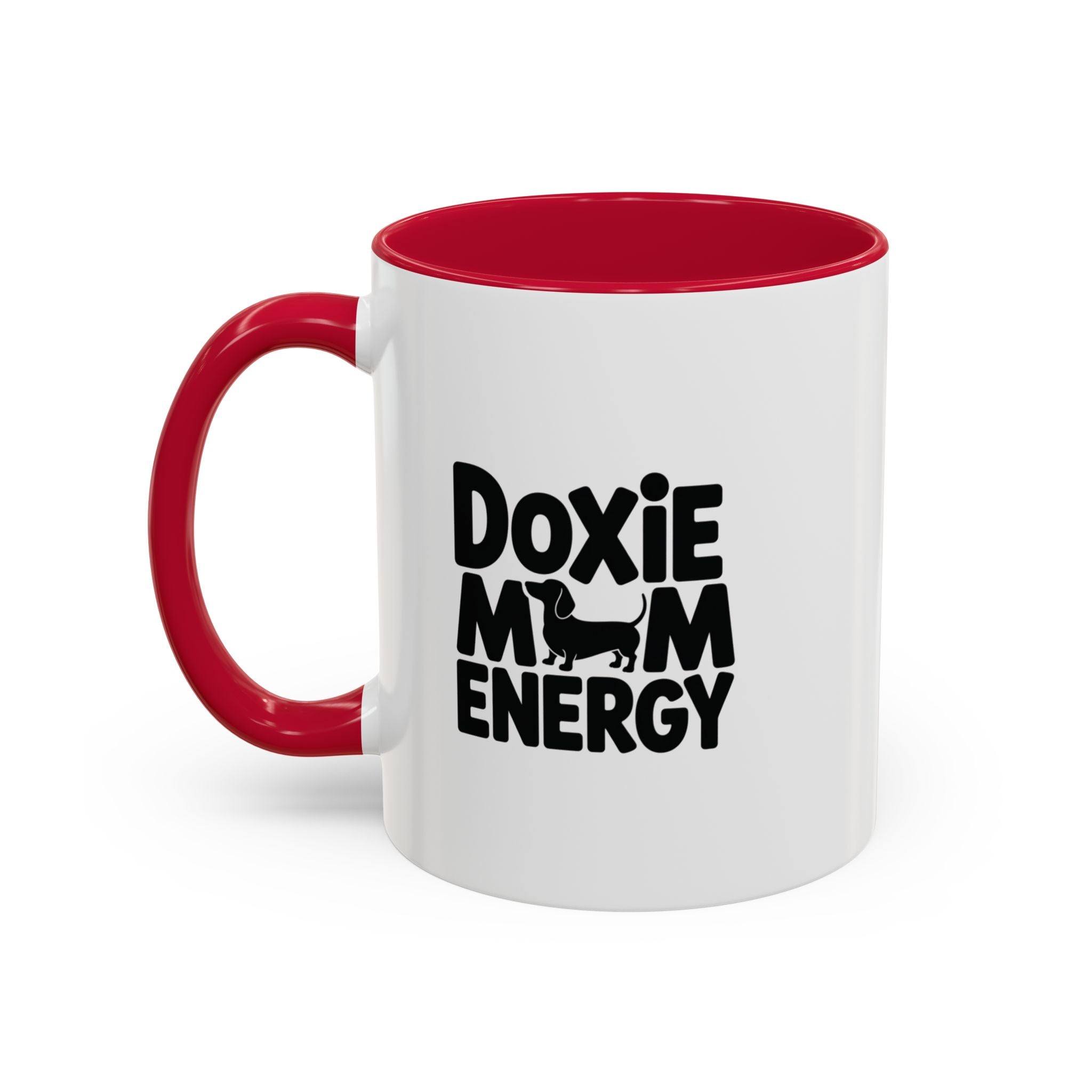 Doxie Mom Energy — Funny Dachshund Coffee Mug | Doxie League