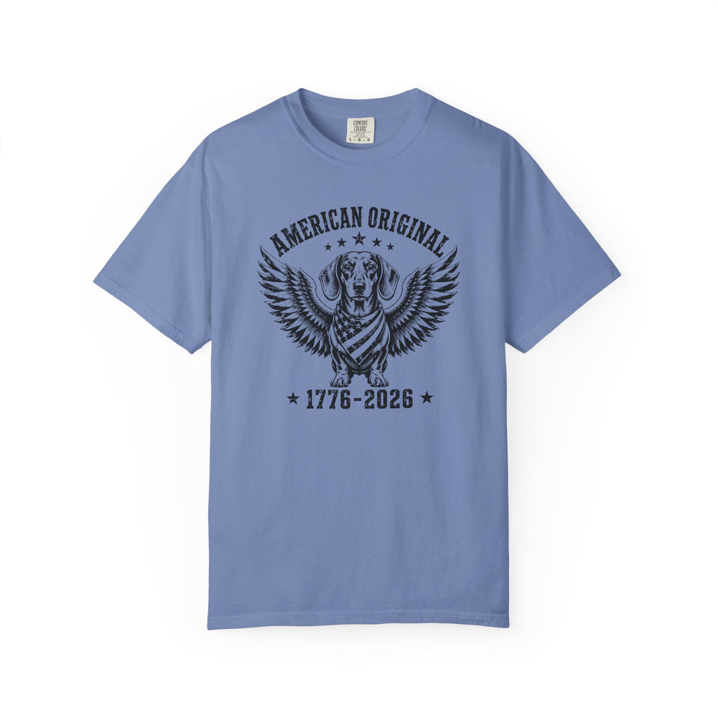 American Original — Dachshund Eagle Wings Patriotic T-Shirt | 250th Anniversary